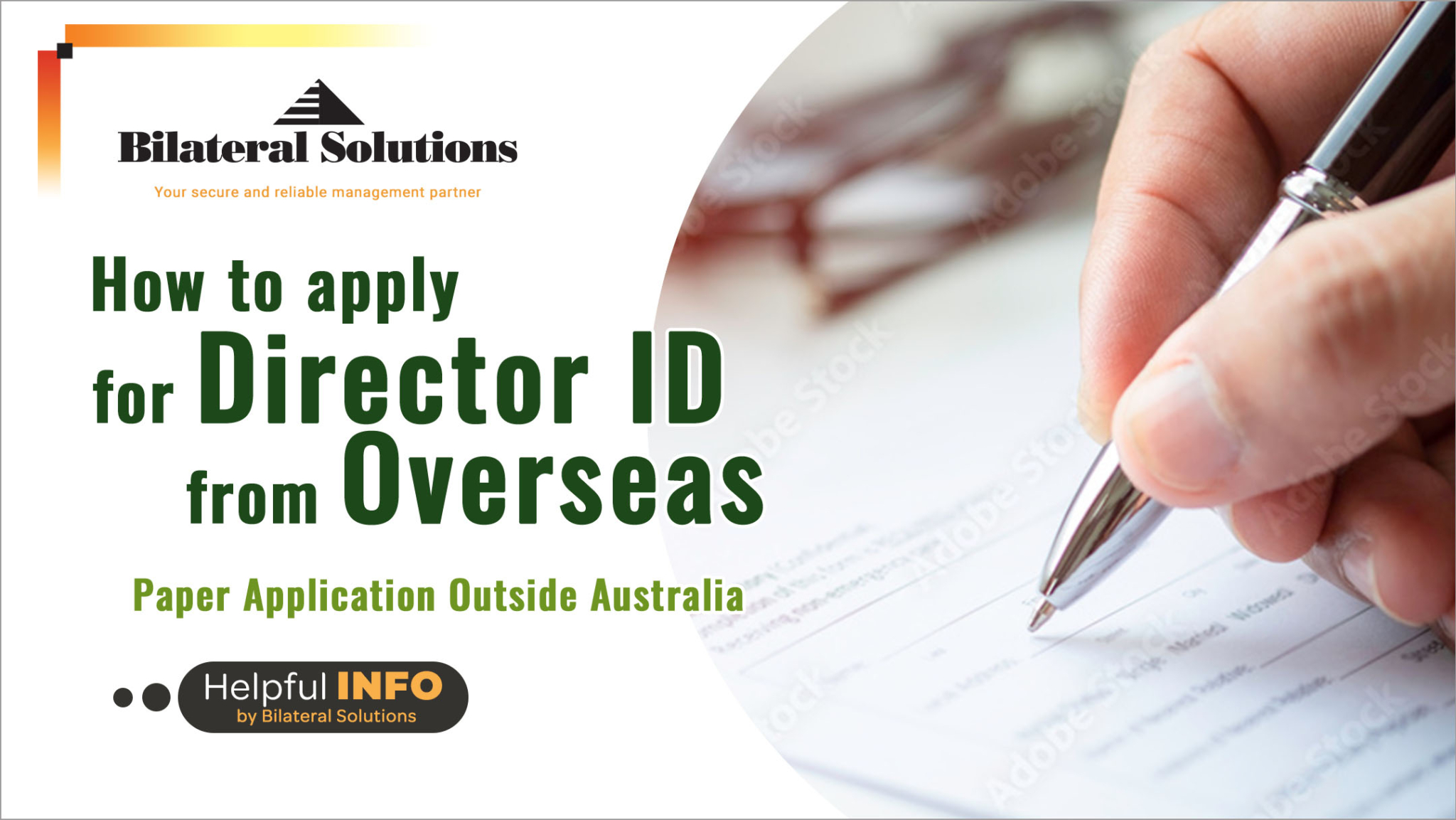 How to apply for Director ID from outside Australia Bilateral Solutions